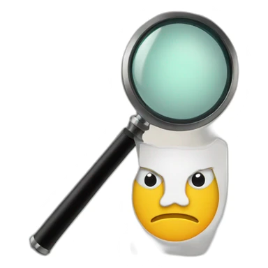 The letter W under a magnifier sticker