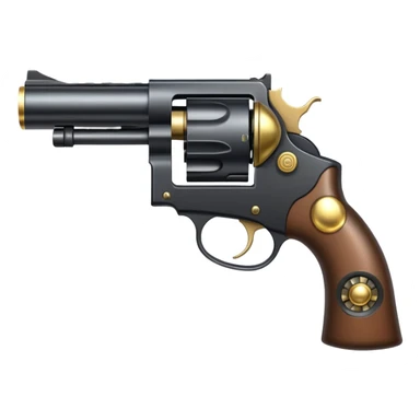Scoped revolver with slug rounds sticker
