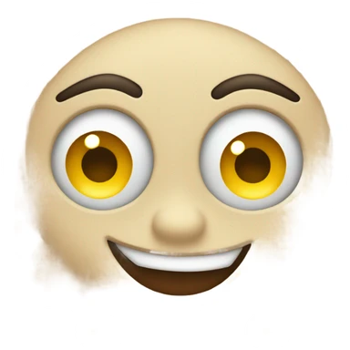 Emoji Face with stars instead of eyes sticker