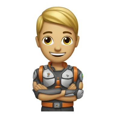 AI with decorati sticker