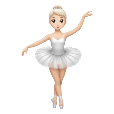 Bailarina de ballet cuerpo completo sticker