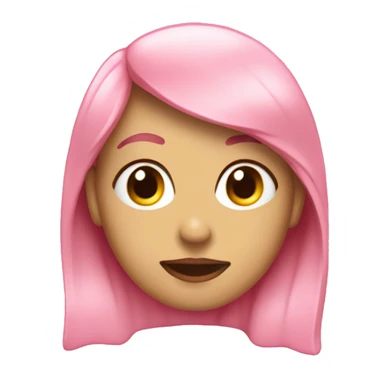 Coração rosa claro com glitter sticker