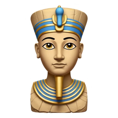 a statue of Ramses II sticker