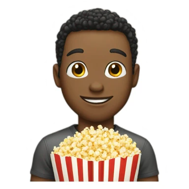 Young Guy Popcorn sticker