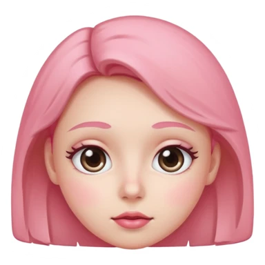 Blushing Sub – wide eyes, pink cheeks. sticker