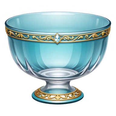 fancy glass bowl sticker