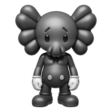 Kaws figure  sticker