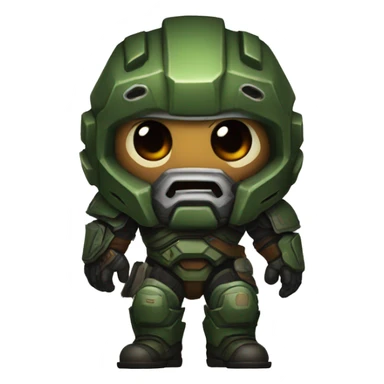 Doom slayer sticker