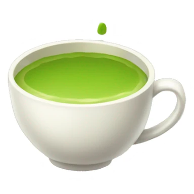 A cup of matcha  sticker