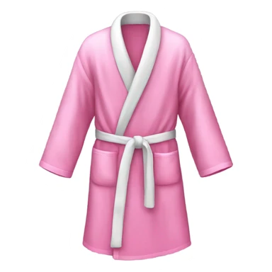 pink cotton robe sticker