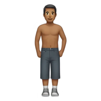 lower half of body sticker