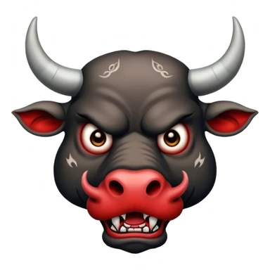 ''tattooed''-scary-looking-bulls-with-heavy-face-tattoes sticker