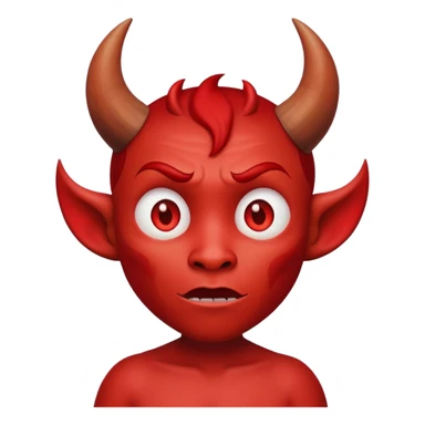 The devil watching Cocomelon sticker