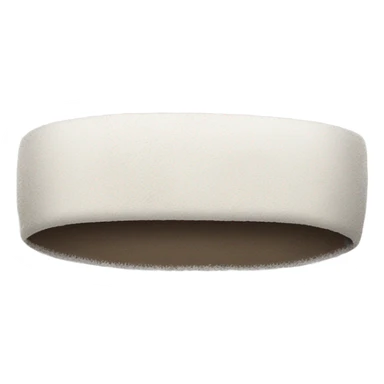 White headband with dirt on it  sticker