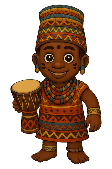 Remove the background and keep only the character in a transparent PNG. Preserve the character details and ensure the background is fully transparent. sticker