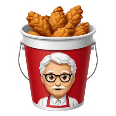 KFC bucket sticker