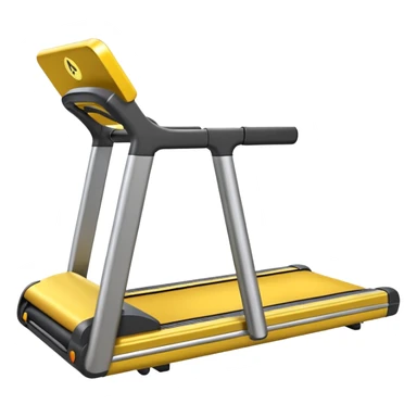 yellow treadmill sticker