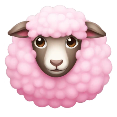 Cute Pink sheep sticker