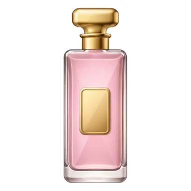 A light pink chocolate bar perfume bottle   sticker
