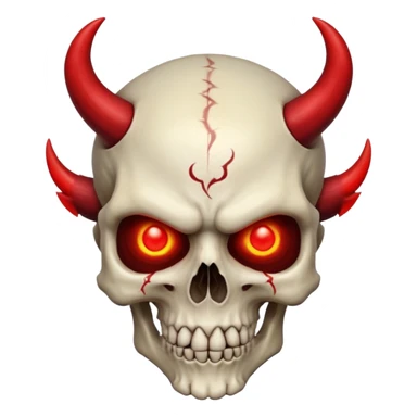 Combine these two emojis😈💀 sticker