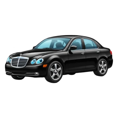 massive black car sticker