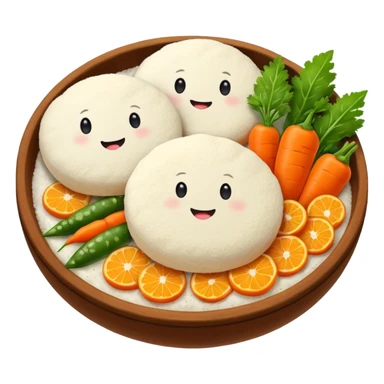 2 idli sambar  sticker