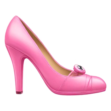 Pink Chanel heels sticker