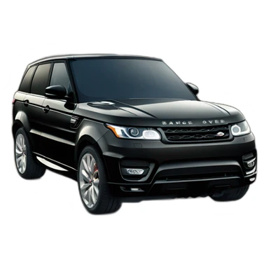RANGE ROVER SPORT black sticker