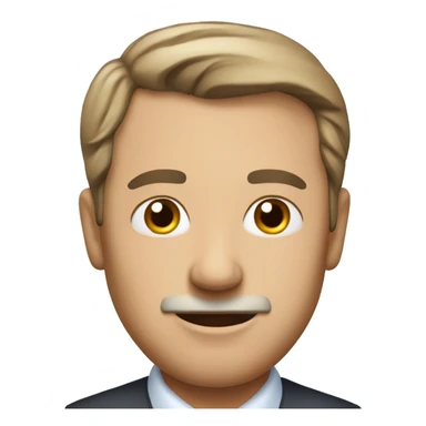 ceo middle-aged man sticker