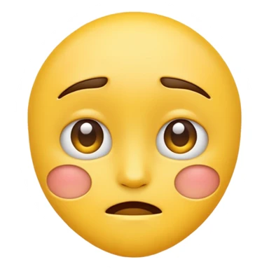 Emotional face emoji sticker
