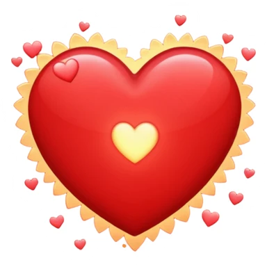 shooting hearts instead of stars sticker