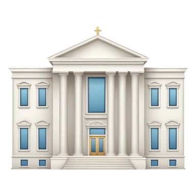 big white sorority house sticker