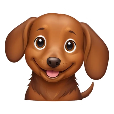 dachshund smiling sticker
