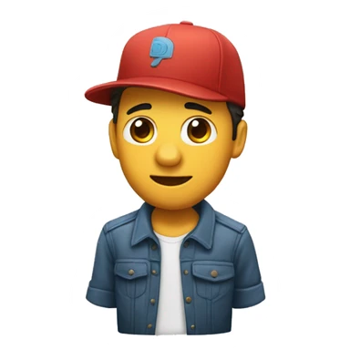 Un chico con gorra y un tapaboca malandro  sticker