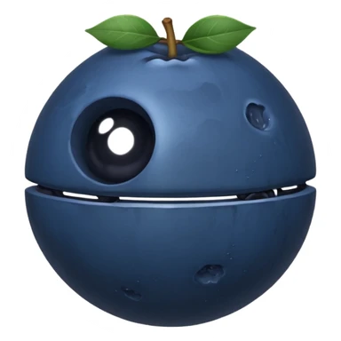 deathstar blueberry fruit berry sticker