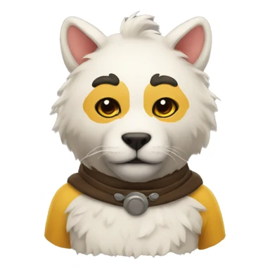 Animal cosplay sticker