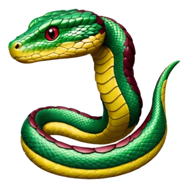 Una vivora con una playera guinda qué dice escrito "MORENA " sticker