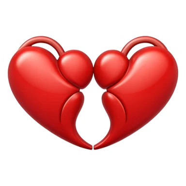 dos corazones sticker