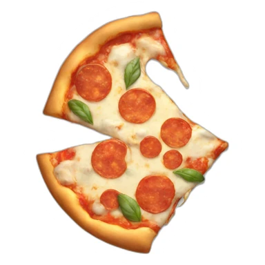 Very cold pizza sticker