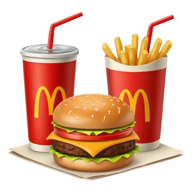 1990’s McDonald’s meal sticker