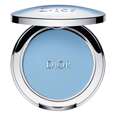 Light blue Dior makeup sticker