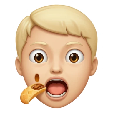 Hungry emoji sticker