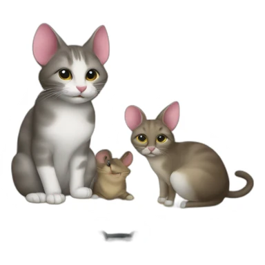 Cat & mouse duet book by H.D Carlton sticker