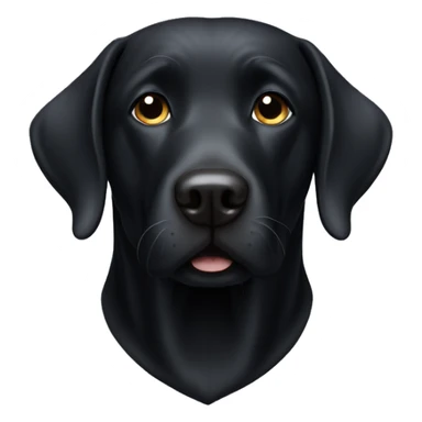 Black Labrador retriever  sticker