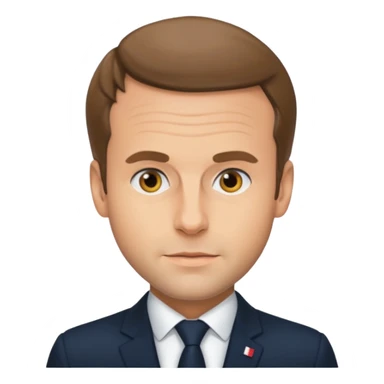 Macron chie sticker