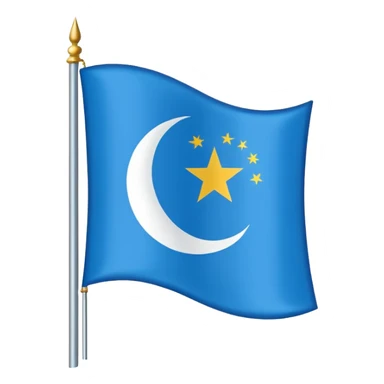 east turkistan flag sticker