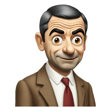 Mr bean sticker