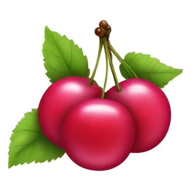 Pink cherries  sticker