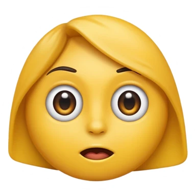 cara de emoji con ojo mirando para el costado haciendo side eye sticker