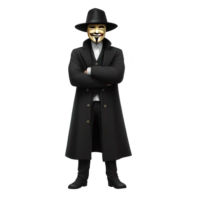 V for vendetta sticker